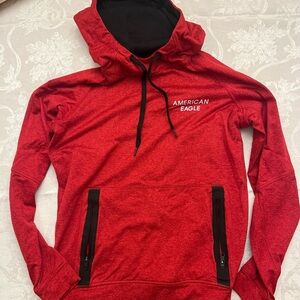 American Eagle Outfitters Red Flex Hoodie